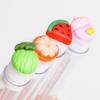 Reusable Eyelash Brushes Tube Spoolies Brushes Mascara Wands Plastic Fiber Nylon Lash Makeup Fruit Brush Tube 10pcs/bag