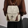 Temperament Versatile Women's Backpack New Premium Sense Simple Anti-splashing School Bag Going Out Commuter Backpack Women