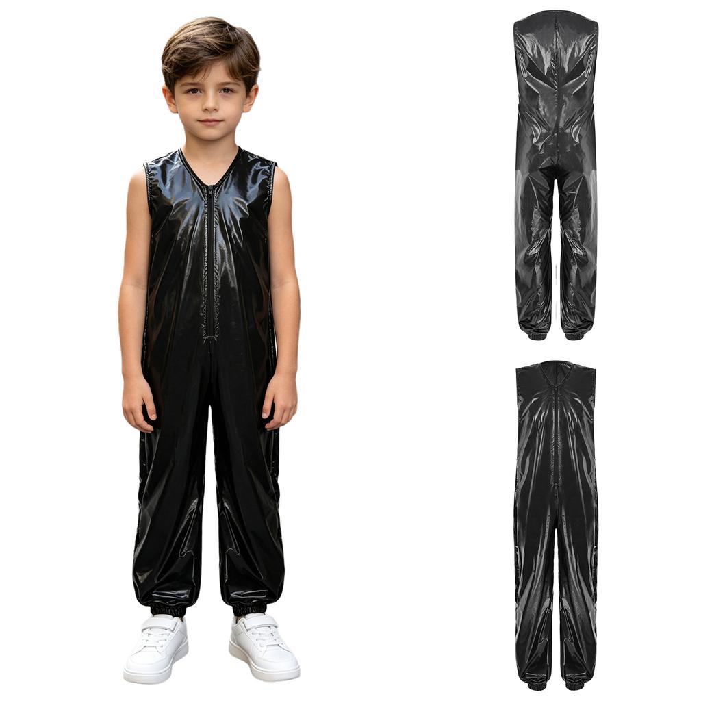 Kinder Jungen Mädchen Adaptiver Overall Wasserabweisende Windelüberzug Body Ärmellos Reißverschluss Elastische Beinöffnung Strampler für Pool Strand Schwimmen