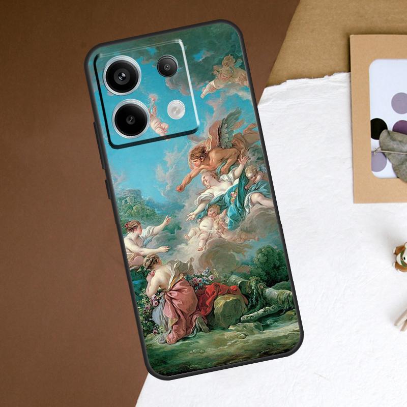 Renaissance Art Painting Case For Xiaomi Redmi Note 13 11 9 10 12 Pro Plus 9S 10S 11S 12S Redmi 13C 9C 10C 12C Cover