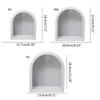 Silicone Molds for Resin Glossy Deep Arch Resin Mold for Flowers Preservation Night Light Crafts Desktop Ornaments Molds