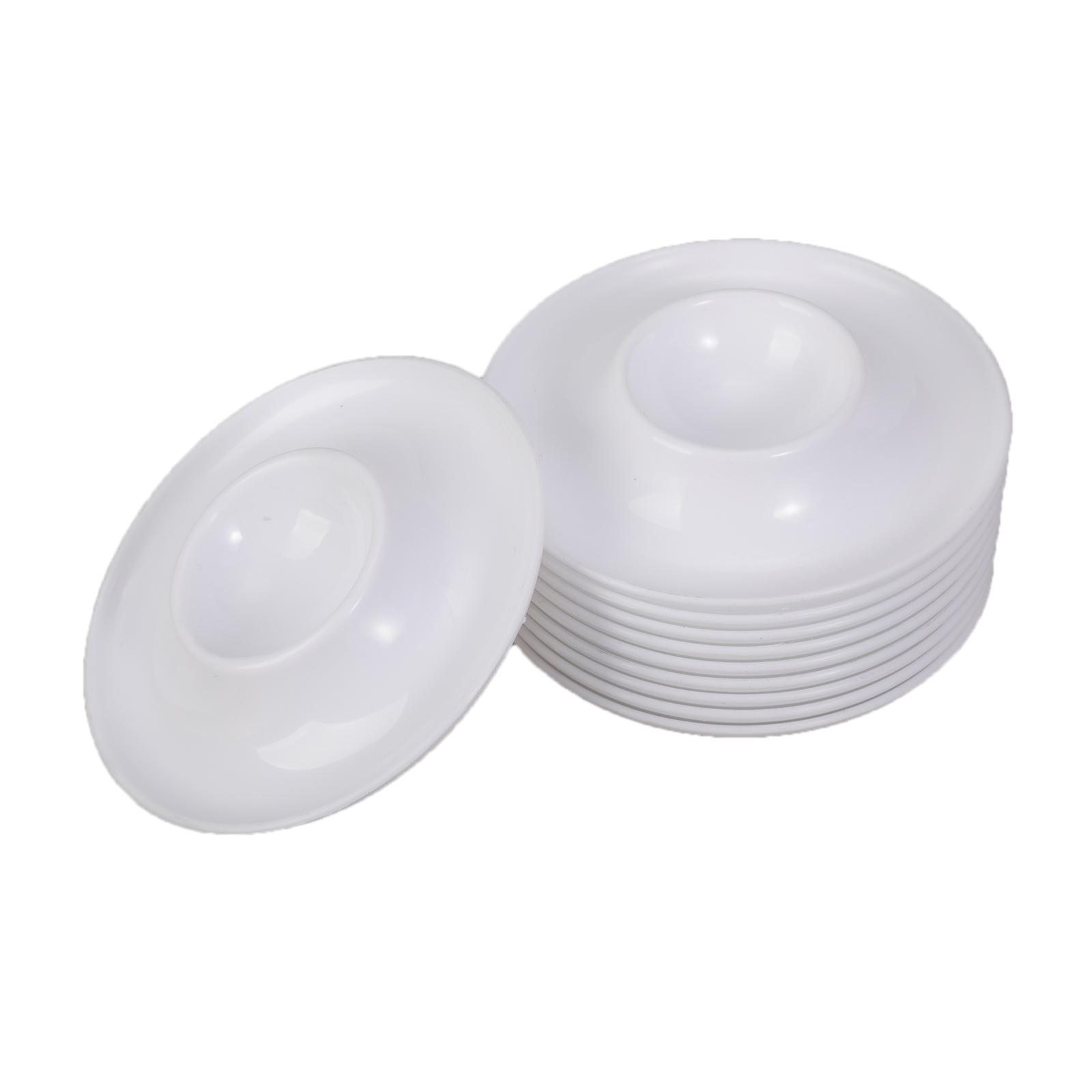 

Набор из 10 пластиковых подставок для яиц с основанием для подачи завтрака, бранча, кухонный инструмент, контейнер для яиц, подходит для микроволновой печи