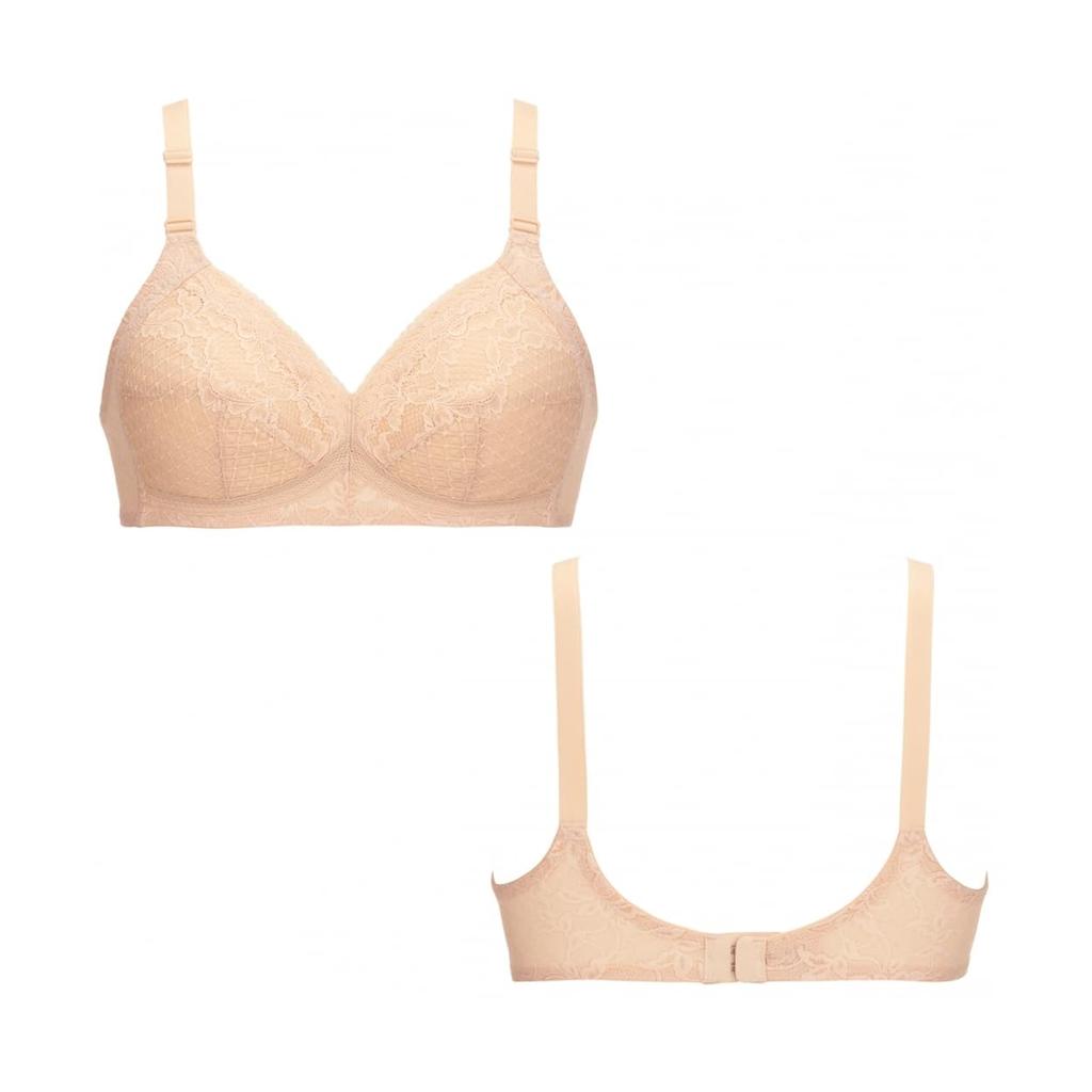 Triumph Body Concierge 517 Wireless M001 Size D75 Bra, (Beige),