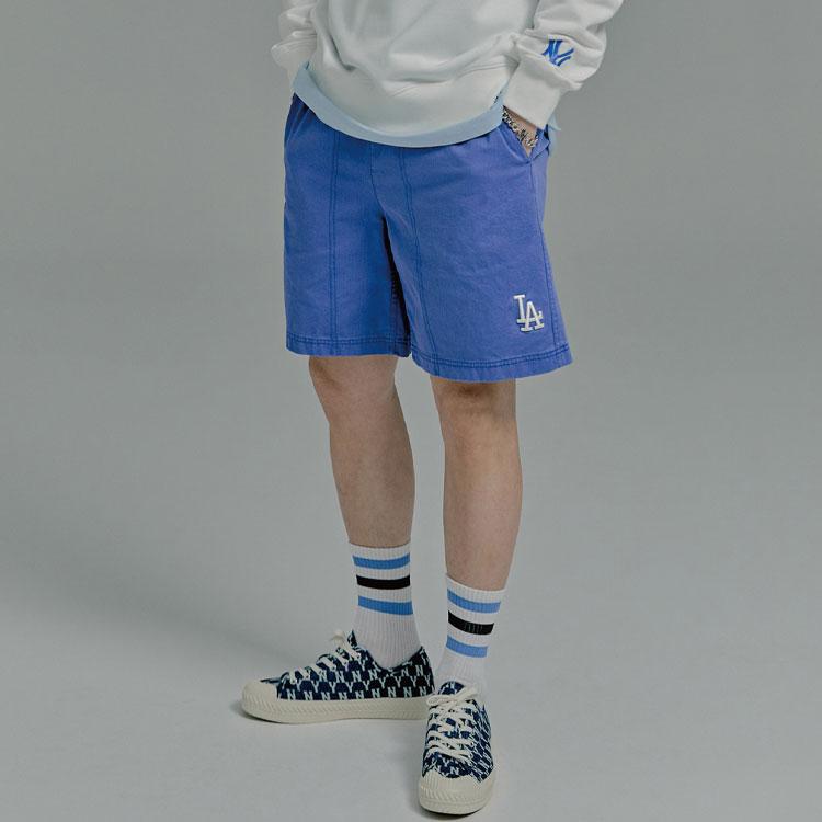 New MLB Casual Shorts Unisex Blue 31SMU1131-07U
