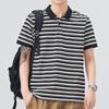 Men's New Summer Loose Short-sleeved POLO Shirt Lapel Thin Short T