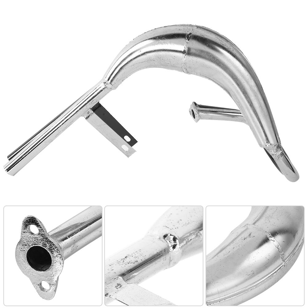 Stainless Steel Muffler Exhaust Pipe A essory for 50 60 80 Two-stroke Engine(black )