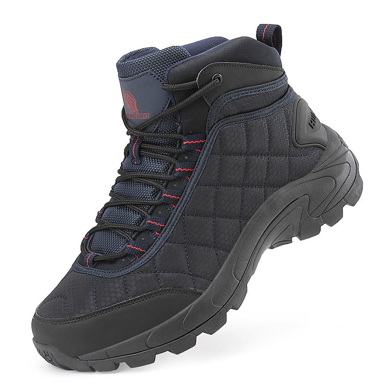 

Модные новые большого размера на толстой подошве модные мужские походные ботинки для активного отдыха, противоскользящие, износостойкие, модные повседневные мужские ботинки 42