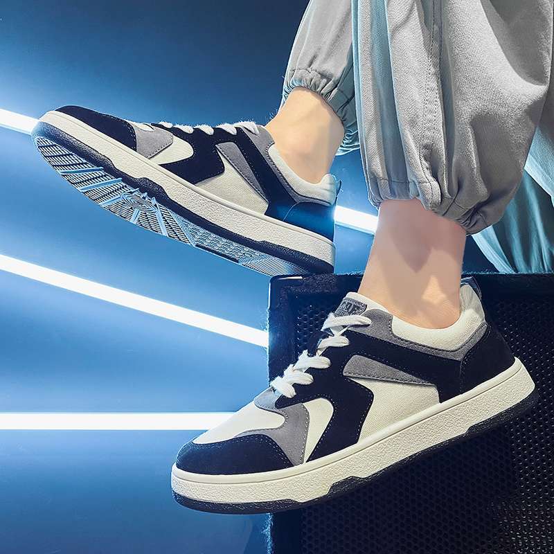 Shoes Men's summer breathable trend board shoes versatile student niche campus style canvas shoes men's sports and leisure shoes