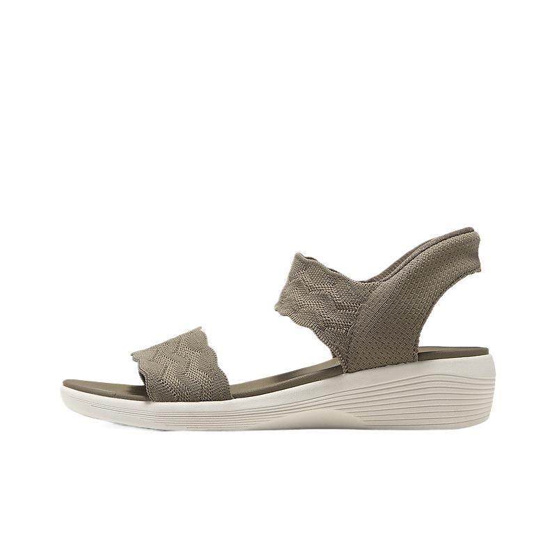 Skechers SPORT COMFORT Women Solid Classic Beach Sandals 119841-DKTP 36