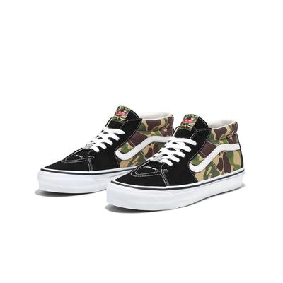 Vans LX Sk8-Mid Bape ABC Camo Black Green