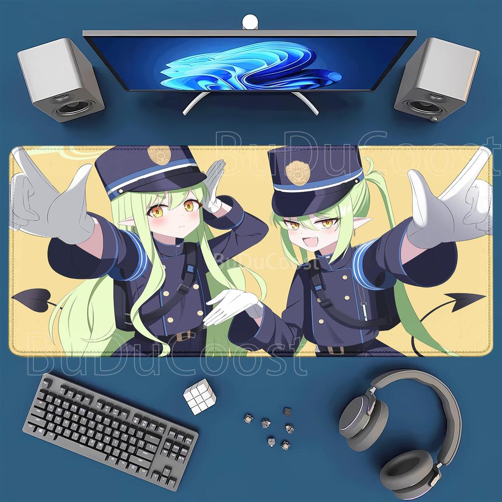 Blue Archive tachibana nozomi hikari Mousepad Nonslip Mouse Pad Large office Keyboard Anime Girl HD Printing xmm Desk Mat