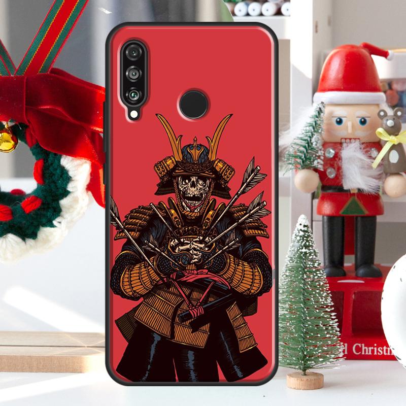 Japanese Samurai Warrior For Huawei Nova 7i 8i 11i 12i 12s Y73 Y70 Y90 Y60 Y72 Y61 Y91 9 10 SE P30 Pro P40 Lite Case