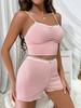 Sexy Lingerie's new independent station European and American threaded suspender set home two-piece sex clothes