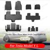 Custom TPE Car Floor Mats For Tesla Model YL Full Coverage Waterproof Anti-slip Durable All Weather Auto Foot Liners Car Interio