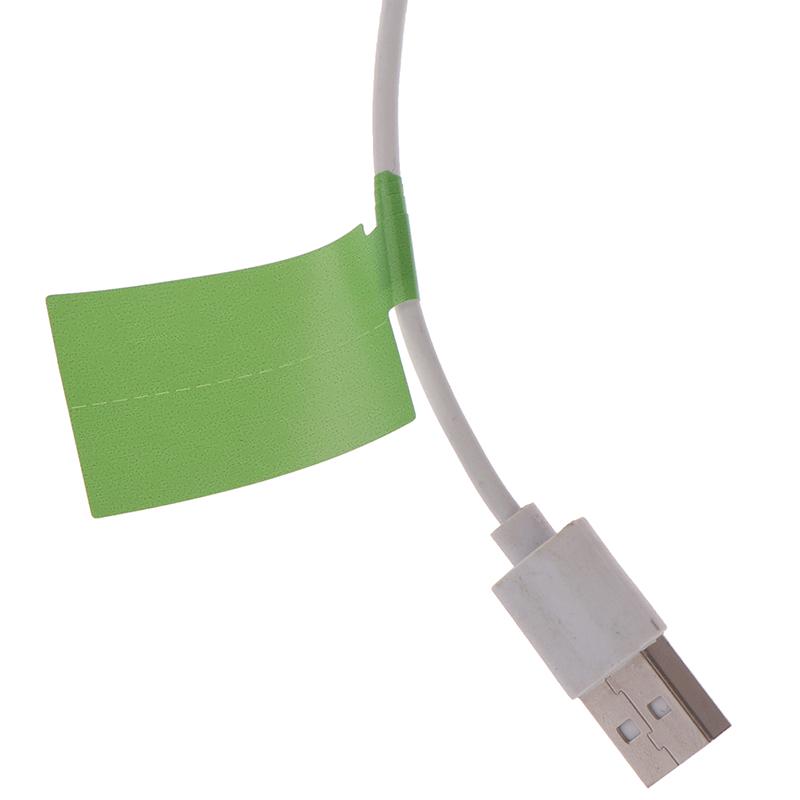 30Pcs/Sheet Self-Adhesive Cable Sticker Waterproof Identification Colorful Tags