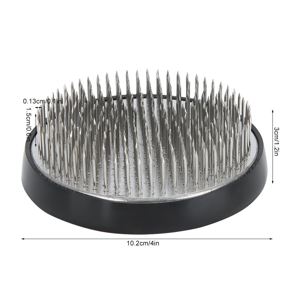 Japanese   Round Kenzan Flower Arrangement Holder Needle Arranging Tool Accessories