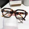 1/2pcs Retro Oversized Anti Blue Light Computer Glasses Frame Women Men Trendy Fashionable Eyeglasses Classic Spectacles Ouclos