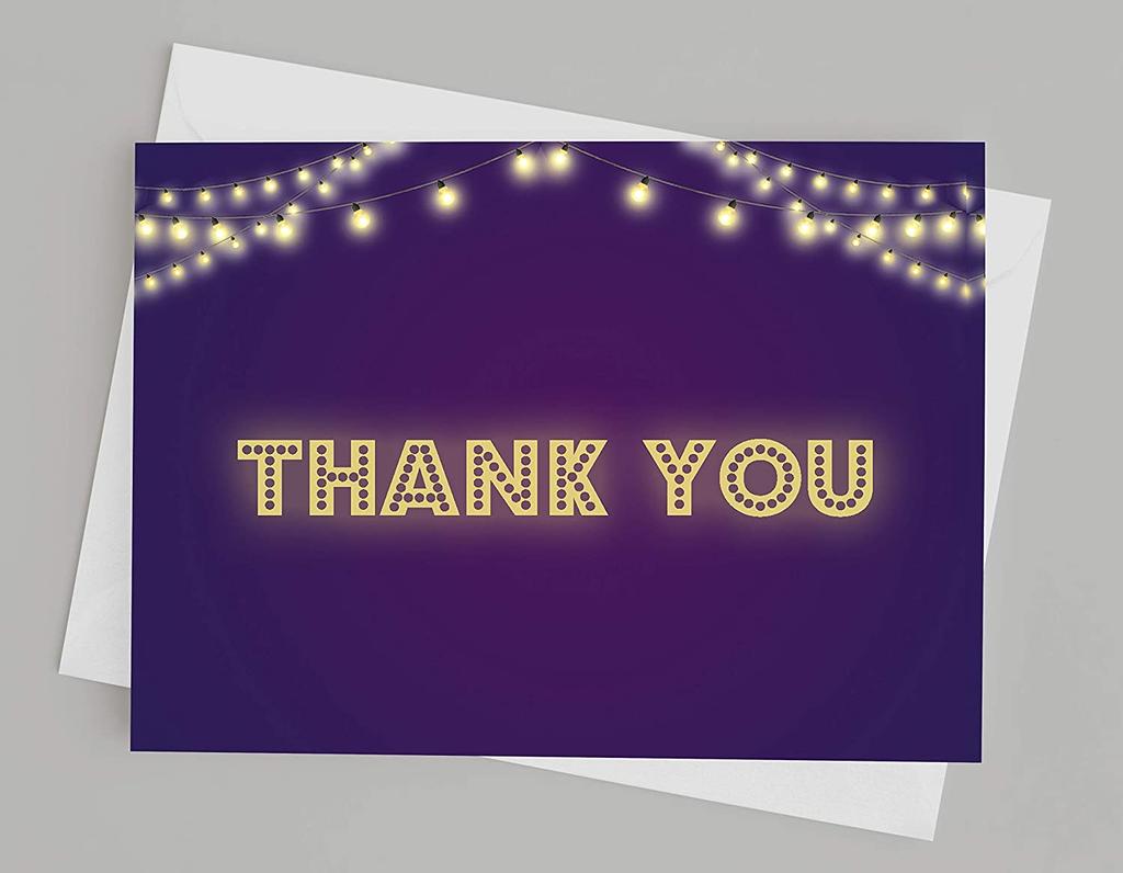 Drága szuvenír babazuhany köszönőlevelek Hajtogatott üres üdvözlőlap fehér borítékokkal - 36