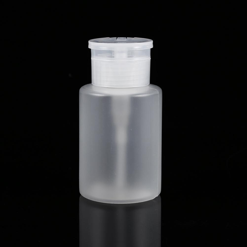 

120ML Pump Dispenser Nail Art Acrylic Alcohol Liquid Cleaner Empty Remover Bottle