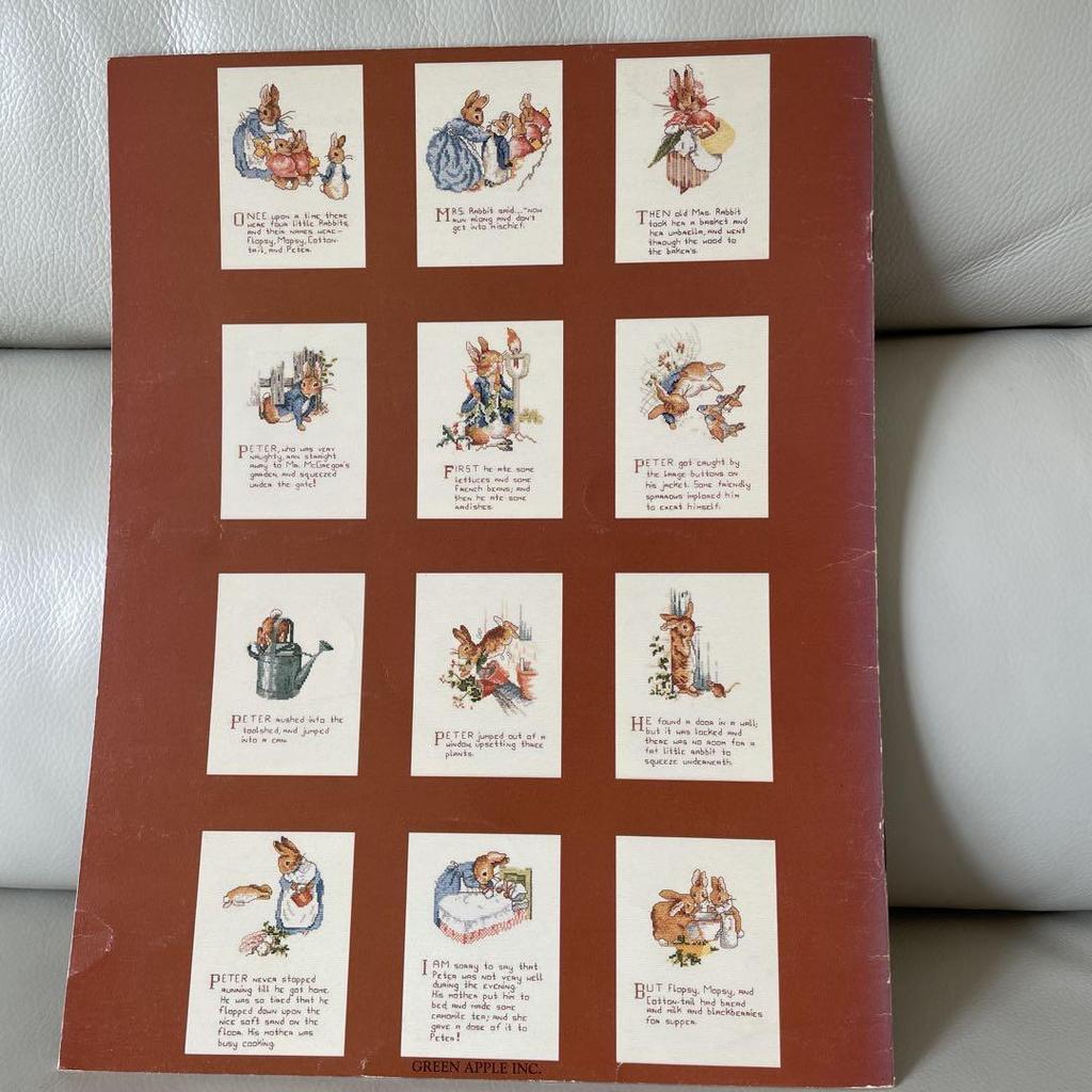 [USED] Peter Rabbit Cross Stitch Patterns English Books