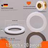 Black Rubber Silicone Waterproof Gasket Seal Washer for Water Heater & Shower - Nitrile Thickened, 4-6 Minutes