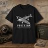 WW2 Plane Blueprint T-Shirt, Supermarine Spitfire Cutaway Tee, RAF Fighter Technical Drawing Shirt, Aviation History Gift for Him, WWII Tee