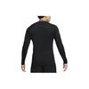 Nike Solid Color Crew Neck Long Sleeve Pullover T-Shirt Men Tops Black FB7983-010