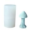 Mushroom Shape Candle Mold 3D Mushroom Candle Resin Silicone Mould for DIY Gypsum Baking Mould Jelly Fondant Decorations