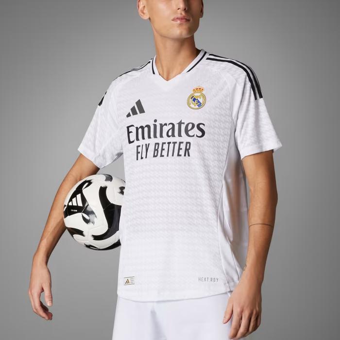 New Adidas Free Shipping With AdiClub Real Madrid 24/25 Home Authentic Jersey IX8095