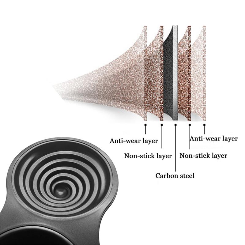 3D Non Stick Giant Cupcake Mould/Pan Carbon Steel Giant Cupcake Mold Large/Jumbo Cupcakes Pan Cake Moulds                  009