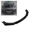 Front Bumper Lip Spoiler Splitter Replacement for S4 Gloss Black Bumper Lip Spoiler Body Kit with Screws Sporty Appearance