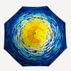1pc Cosmic Swirl Automatic Umbrella - Automatic Opening And Closing, Sturdy Iron Frame, Portable Folding Design Yy251018192