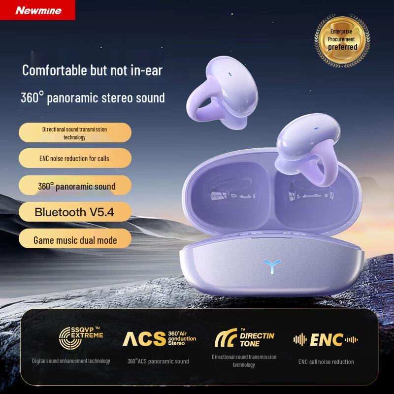 

Newman HM-20 Directional Audio Clip-On Bluetooth Sports Earbuds HM-20