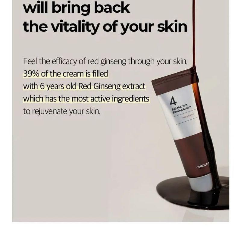 numbuzin - No.4 Full-Nutrient Firming Cream