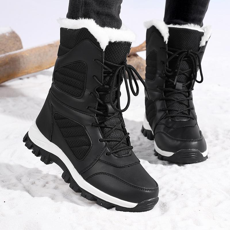 Snow boots women's shoes new velvet thickened autumn and winter short women's boots sports casual warm cotton shoes