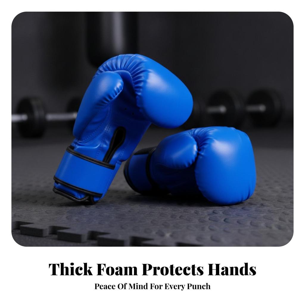 Kids Boxing Gloves PU Leather Training Colorful for Young Children