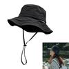 UPF 50+ Sun Hat Wide Brim Lightweight Foldable For Outdoor Hiking Fishing Beach Activities
