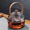 Heat-Resistant Glass Teapot with Handle