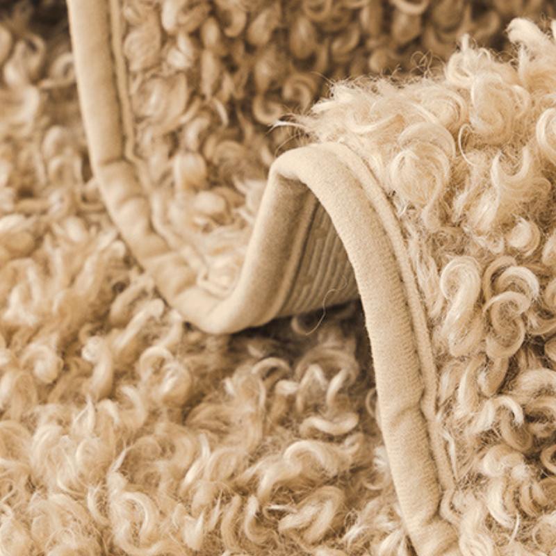 1 Pc Autumn and Winter Cartoon Plush Sofa Mat New Winter Thick Anti Slip Sofa Cover Cute Animal Patterns Pet Friendly Machine Washable