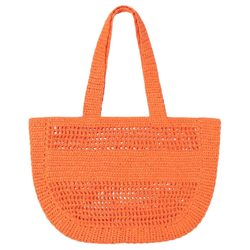 New Stussy Woven Tote Bag, Shopping Bag, Handbag, Shoulder Bag Unisex Orange 134263-ORAN-4