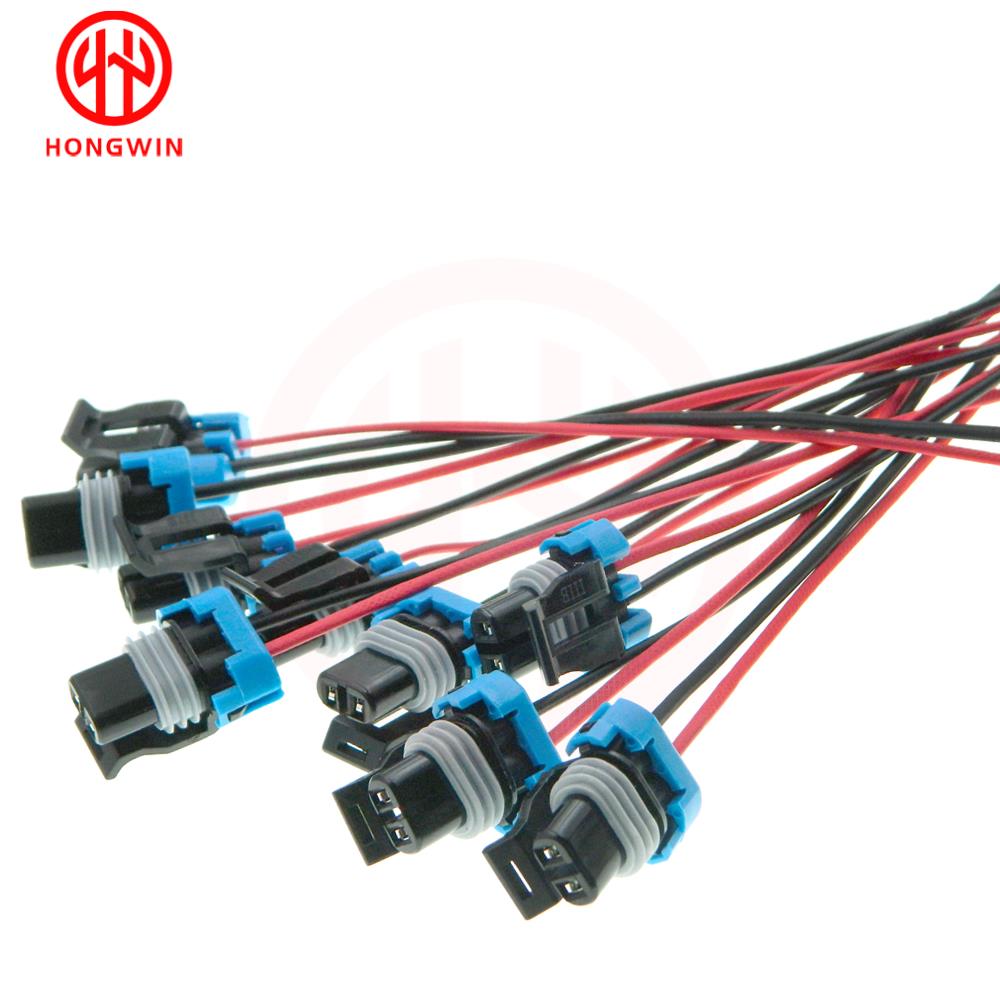 12102747 New Windshield Washer Pump Low Coolant Sensor Two Lead Wiring Pigtail Connector For Chevrolet GM Vehicles Buick Pontiac