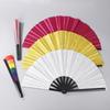 Gradient Colorful Rainbow Folding Fan 1Pc Handheld Dance Cooling Fan for Stage Performance Outdoor