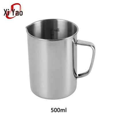 Stainless Steel Graduated Measuring Cup with Pour Spout