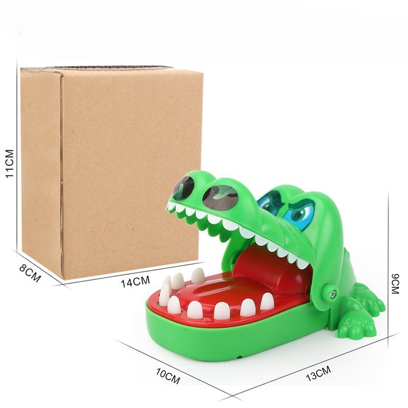 Crocodile Teeth Toys Game for Kids, Crocodile Biting Finger Dentist Games with Sounds Funny Alligator Teeth Game