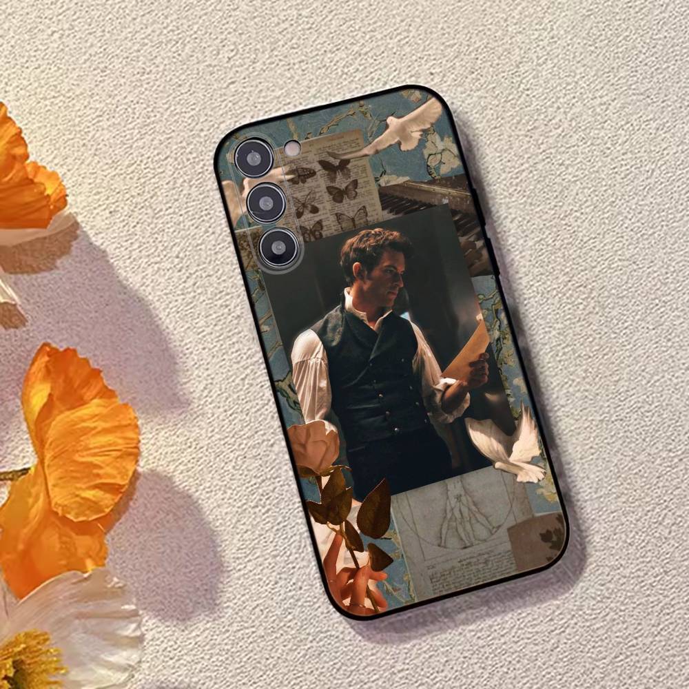Funda de Teléfono del Actor Jonathan B-Bailey Para Samsung Galaxy A73,A72,A71,A70,A53,A52,A51,Otros Funda Negra Suave