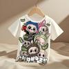 Funny Cartoon Cool Cute 3D Kids Boys Clothes Short Sleeve Casual Streetwear Girl Fashion
