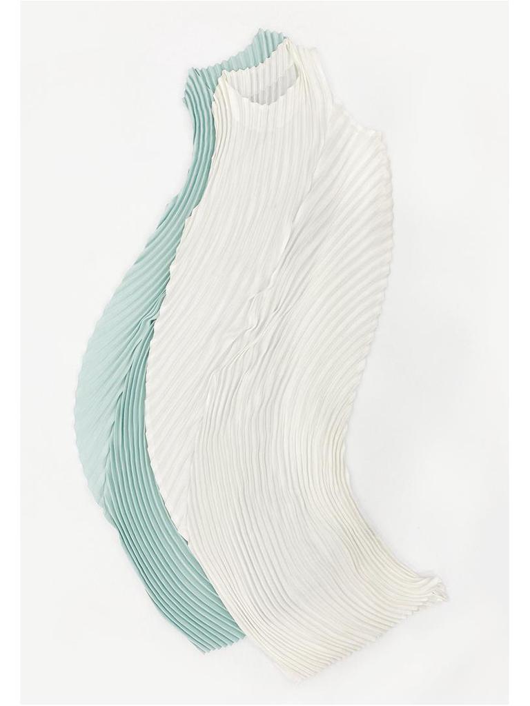 Women's Spring/Summer 2025 Sleeveless Slim Fit Pleated Dress In New French Style