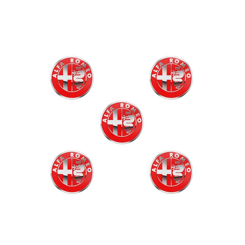 

Car Stickers For Alfa Romeo For 11mm 14mm Car Key Metal Emblem Sticker Accessories Alfa Romeo Giulia Stelvio Giulietta 156 159 14mm