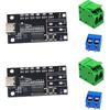 2PCS USB-C PD3.0/3.1 QC Trigger Module Female Input 5V 9V 12V 15V 20V 28V 5A Adjustable Voltage Power PD Sink Board Module Power Trigger with