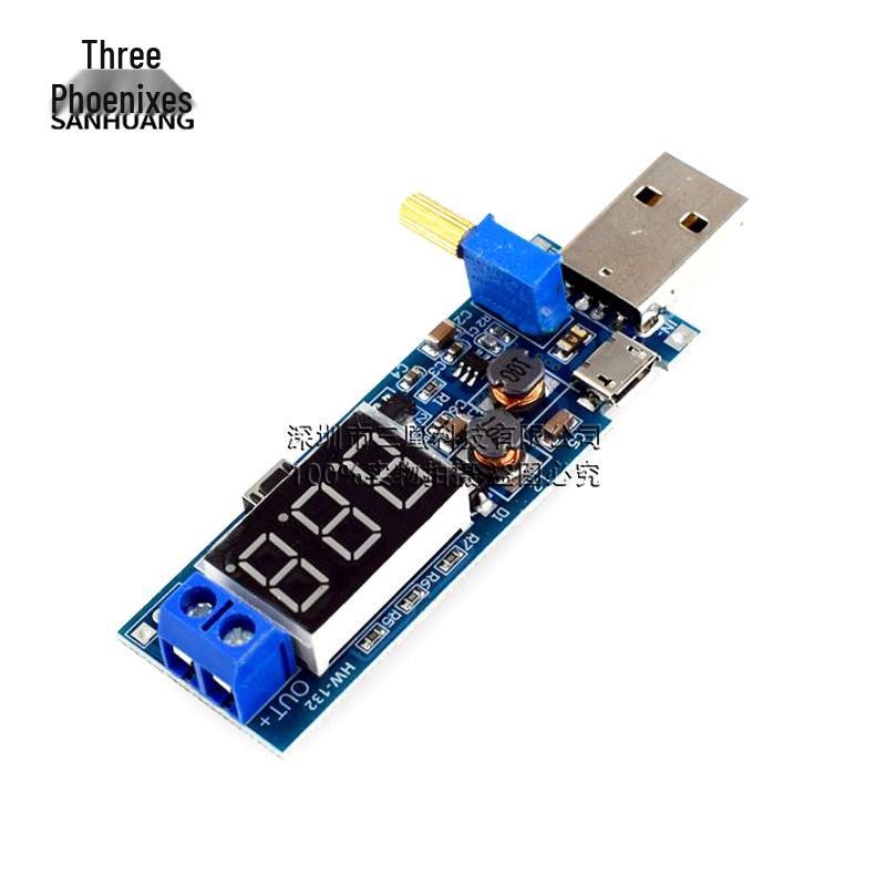 USB Step-Up Regulator Module: 5V to 3.3V, 9V, 12V, 24V Voltage Converter